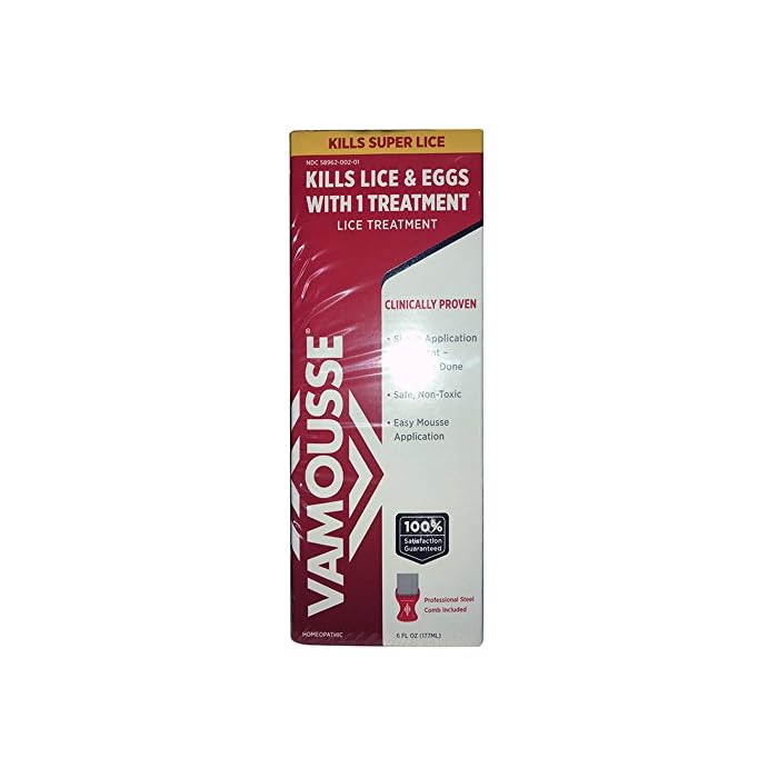 Vamousse Lice Treatment - 6 oz, Pack of 5