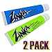 Zinka Colored Nosecoat Zinc Oxide Based Water Resistant 2 Pack Bundle 0.6 Ounce Tube - Blue Green