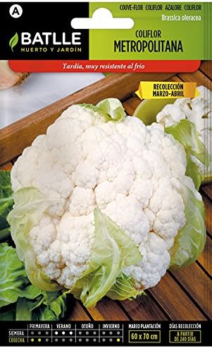 Semillas Hortícolas - Coliflor Grande Navidad (Dic-Ene) - Batlle ...