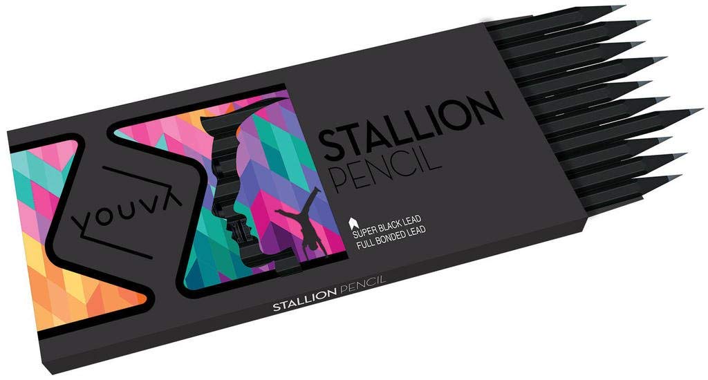 YOUVA Navneet Stallion Pencil - Pack of 5 Box x 10 Pieces