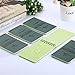 Aketek Set of 5 Green Waterproof/All Weather/Shower/Aqua Notes/Notepad/Notebook