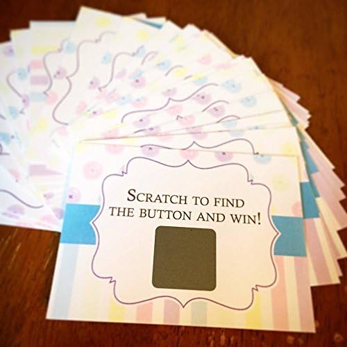10 Piece Cute as a Button Scratch Off Tickets