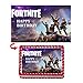 GEORLD Fortnite Battle Edible Image Cake Topper 1/4 Sheet Birthday Party Decoration,NO NAME Printed (edible image)