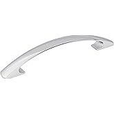 Elements 771-128PC Strickland Collection 128mm Center Square Cabinet Pull, Polished Chrome Finish