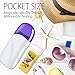 GULUBO Electric Depilatory Wax Heater Hair Removal Kit with 2 Hard Depilatory Wax & Paper, Portable Wax Warmer for Travel