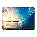 TOP CASE - Floral Pattern Matte Hard Case Compatiable With MacBook Pro 13-inch A1989,A1706 with Touch Bar / A1708 without Touch Bar (Release 2017,2016,2018) - Surfing Day