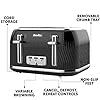 Breville Flow 4-Slice Toaster with High-Lift and Wide Slots | Black [VTT890]