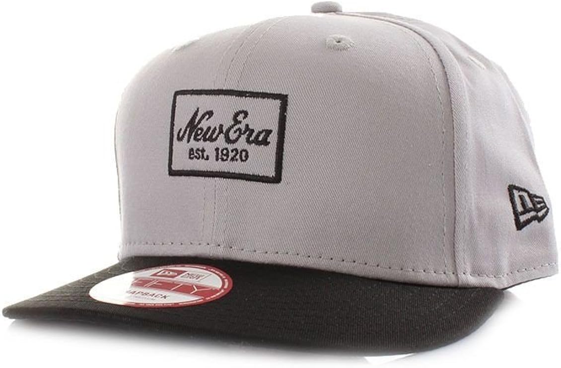 New Era Grey 9Fifty Patched Prime Snapback Cap Amazon.co.uk Clothing