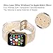 Libra Gemini Compatible with Apple Watch Band 38mm 40mm 41mm, Women Transparent Clear Soft Cute Silicone Sports iWatch Band Strap for Apple Watch Series 9/8/7/6/5/4/3/2/1/SE