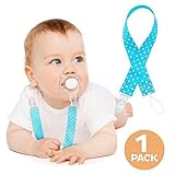 Ah Baby Pacifier Clip Holder for Soothie or Teether Wont Rust and Prevents Germs Boy 16 inch