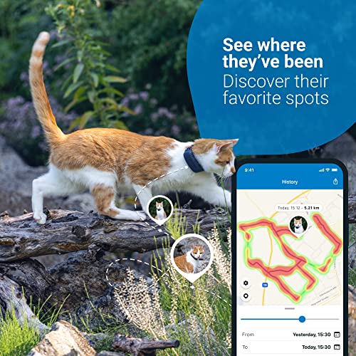 Tractive GPS Pet Tracker for Cats Waterproof, GPS Location & Smart