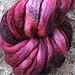 Wool Roving Hand Dyed. Super Soft BFL Combed Top Pre-Drafted for Easy Hand Spinning. Artisanal Craft Fiber ideal for Felting, Weaving, Wall Hangings and Embellishments. 1 Ounce. Wine Red