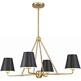 Crystorama Xavier 4 Light Vibrant Gold Chandelier