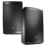 JBL EON 615 15 in Powered PA Speaker Pair Bundle