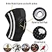 Knee Brace with Patella Gel Pads & Side Stabilizers for Knee Support Joint Pain Relief Meniscus Tear Brace Strap Adjuster for Men & Women -Single- Black