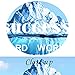 KREATIVE ARTS - Canvas Quotes Wall Art Success Inspiration Motivation Iceberg Poster Stretched Gallery Wraps Giclee Print Ready to Hang for Office and Home Decor 24x36inch