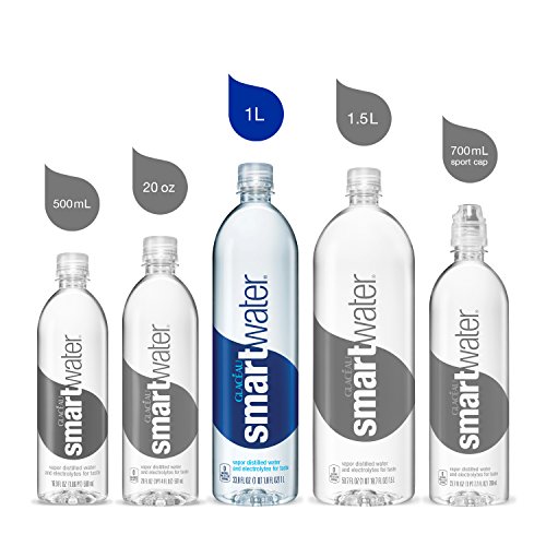 SMARTWATER PACKAGED DRINKING WATER, 33.8 FL OZ (PACK OF 6)