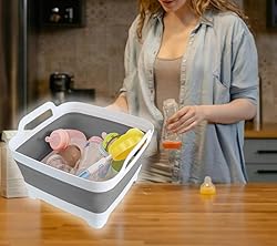 GIMWA Collapsible Wash Basin for Baby Bottles - 2.4