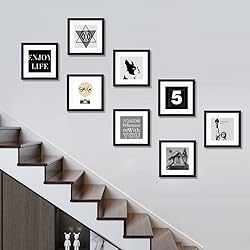 HEART ART 10x10 Picture Frame Set of 9,Display