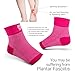 Bitly Plantar Fasciitis Compression Socks for Women & Men - Best Ankle Compression Sleeve, Nano Brace for Everyday Use - Provides Arch Support & Heel Pain Relief (Pink, Large)