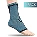 Keenhealth Ankle Compression Sleeve - Ankle Support for Men and Women - Recovery from Achilles Tendonitis, Sprains and Arthritis - Achilles Tendon Support for Tennis, Running and Volleyball