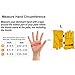 Kim Yuan Leather Work Gloves, with Adjustable Wrist, For Yard Work, Gardening, Farm, Warehouse, Construction, Motorcycle, Men & Women Large 1 Pair