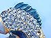 Alilang Koi Gold Fish Carp Golden Tone Enamel Aqua Blue Crystal Rhinestone Ocean Animal Pin Brooch