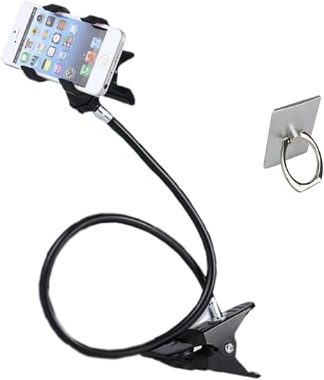 Amazon Reverb Zakka スマホ スタンド Iphone対応 クリップ式 フレキシブル アーム スタンド パンカーリング付属 グラビアアイドル 自画撮り用 ディスプレイスタンド 通販