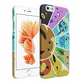 iPhone 6s Pokemon Case, DURARMOR® [Lifetime Warranty] iPhone 6 Pokemon Go Case Anime Pokemon Eevee Jolteon Flareon Vaporeon Ultra Slim Fit Hard Case Protector Cover for 4.7 inches iphone 6s, iphone 6