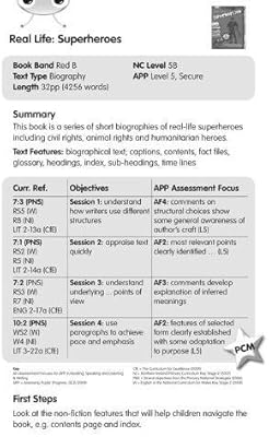 Bc Nf Red Ks2 B 5b Real Life Superheroes Guided Reading Card By Axten Higgs Chris Axten Higgs Rachel Amazon Ae
