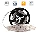 LEDMO Flexible LED Strip Lights,DC12V LED light Strip Non-Waterproof,LED Tape,300 Units SMD 5630 LEDs,Warm White ,16.4Ft/5M