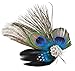 Fascigirl Fascinator Peacock Feather Headdress Wedding Hair Clip Headwear for Women