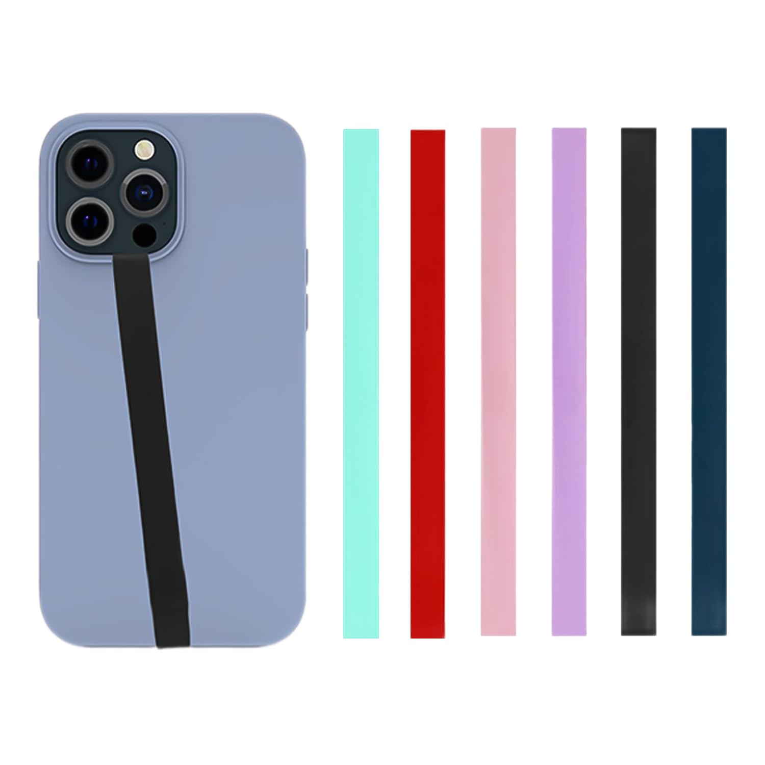 6 Pieces Mobile Phone Case Rubber Rope, Mobile Phone Strap, Mobile Phone Strap Holder, Anti-Theft Mobile Phone Strap, Phone Ring Finger Holder