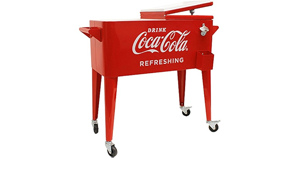 80-quart Rolling Retro Coca-Cola Cooler : Amazon.es: Deportes ...