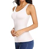 JOYSHAPER Women's Cami Shaper Tummy Control Padded Bra Camisole Cami Compression Tank Top Shapewear Body Shaper