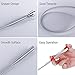 Vastar 4 in 1 Drain Snake Hair Drain 3 Pack Clog Remover Cleaning Tool and 1 Pack Drain Relief Tool