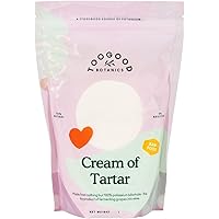 Cream of Tartar, Premium Food-grade, non-GMO, Gluten-free, Vegan, Keto-friendly, Baking Agent (8 ounces)