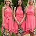 Aokaixin Plus Size Short Country Bridesmaid Dresses Western Wedding Guest Wears