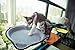 Cat Window Bed Hammock Window Mounted Cat Perch Sunny Seat for Small Indoor Cat up to 28 lb with Suction Cups Grey