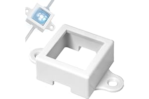 LAEGAM Mounts Clips fits for Govee Outdoor LED Lights H705 Non-pro Version Elite H805，Outdoor Light Brackets Clips Holder for Govee（White, 40）