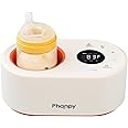 Phanpy Water-Free Bottle Warmer, 12-in-1 Multifuntion Fast Baby Bottle Warmer for Breastmilk, Bottle Warmer for Travel, Milk Warmer for Baby with Adjustable Temp Memory Function