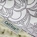 CaliTime Pack of 2 Cozy Pillow Cases Covers for Couch Bed Sofa Manual Hand Painted Print Vintage Mandala Flora 12 X 20 Inches Grey/Yellow