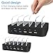 5-Port USB Charging Station Dock,Kany Universal Multi-Port USB Charging Dock Stand Charger Desktop for iPhone 7 6/6S Samsung Galaxy S6/S5 LG and Smartphones iPad