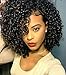 RUISENNA Afro Curly Hair Wigs for Black Woman High density Kinky Hair 100% Heat Resistant Fiber Synthetic Wig 20