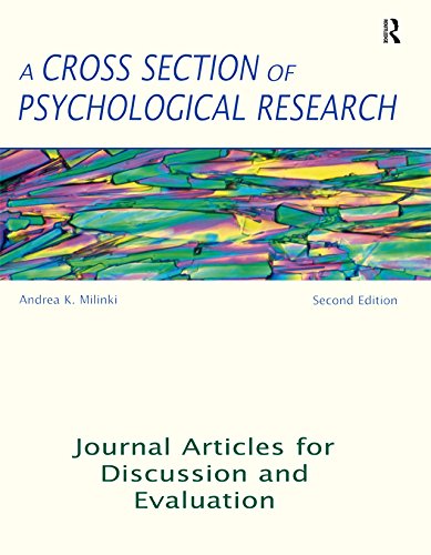 A Cross Section of Psychological Research: Journal Articles for Discussion and Evaluation