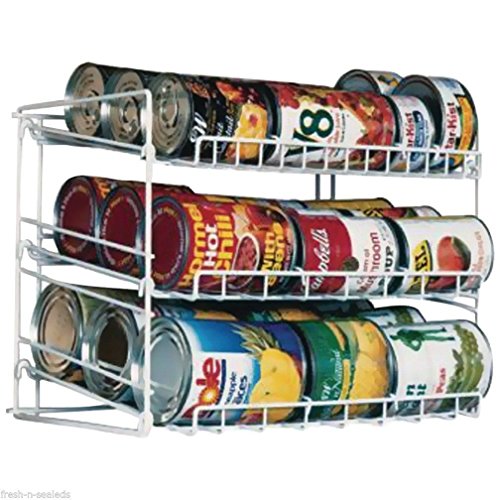 Canned Food Can Rack Kitchen Cabinet Cupboard Pantry Storage Organizer Holder