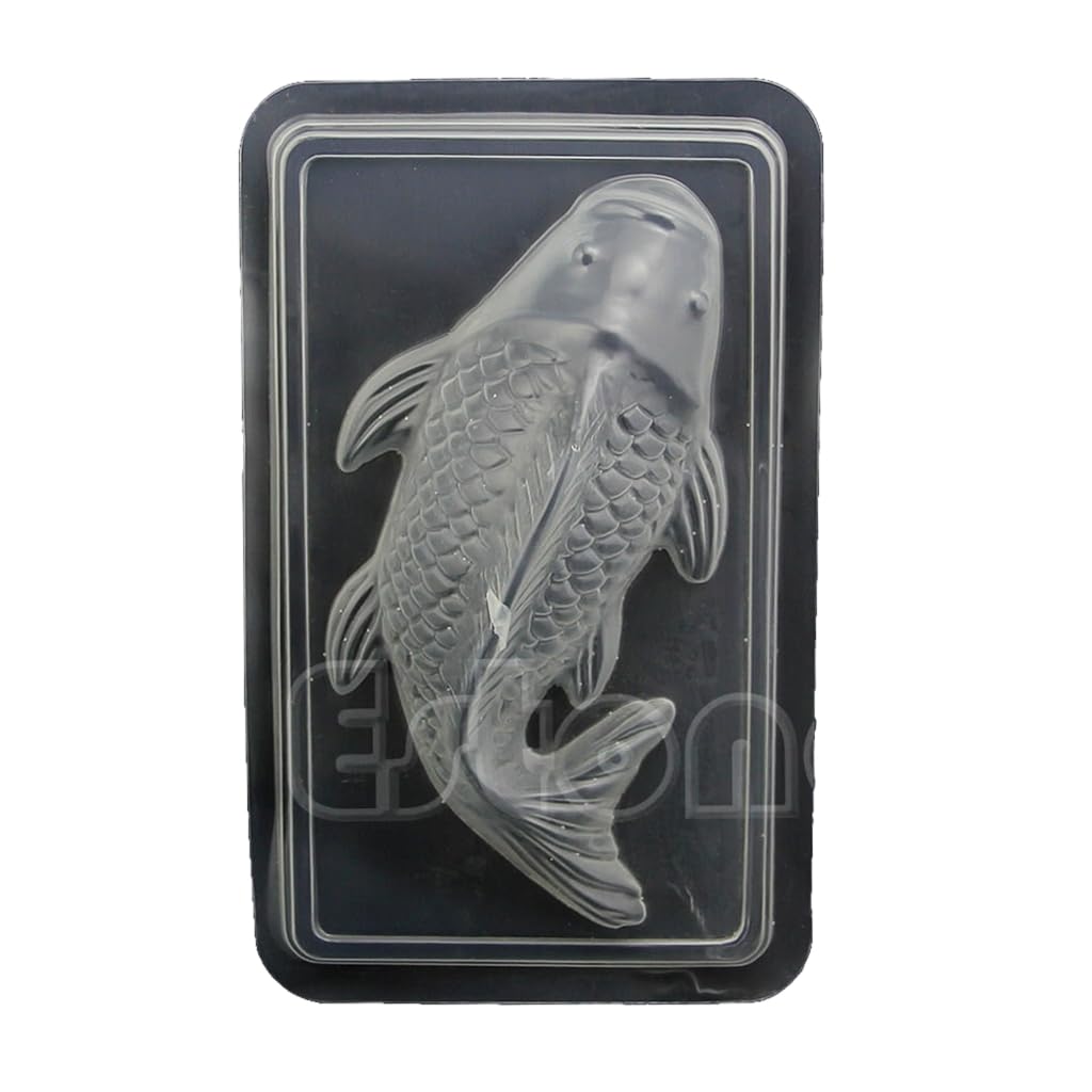 SimpleLife 3D Koi Fish Plastic Cake Chocolate Mould Jelly Handmade Sugarcraft Mold DIY
