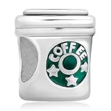 Charmingjewelry New Sterling Silver Cafe Coffee Cup Charm Sale Cheap Beads Fit Pandora Jewelry Bracelet