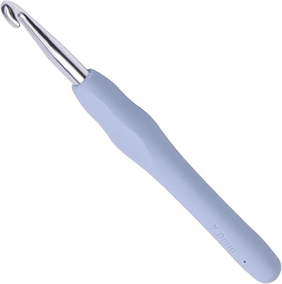 SUVSOON 7.0mm Ergonomic Soft Handle Crochet Hook for Beginners