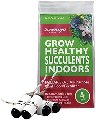 GrowScripts Succulent Fertilizer &amp; Plant Food Pipette - Set of Four
